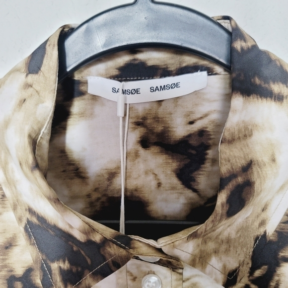 Samose  Women's Camo Clay Sleeveless Button Up - Picture 3 of 5